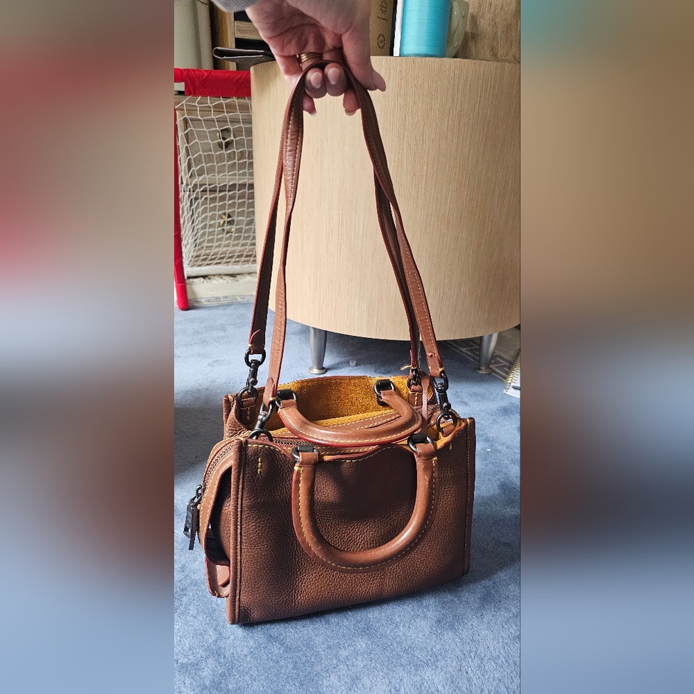 Brown Coach Rouge Shoulder/top Handle Bag